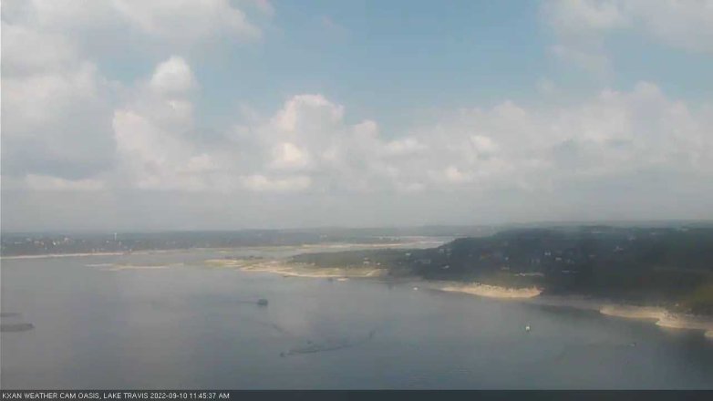Lake Travis webcam, September 10, 2022 11:45 AM CT