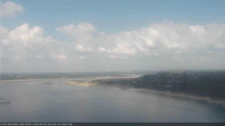 Lake Travis webcam, September 10, 2022 12:00 PM CT