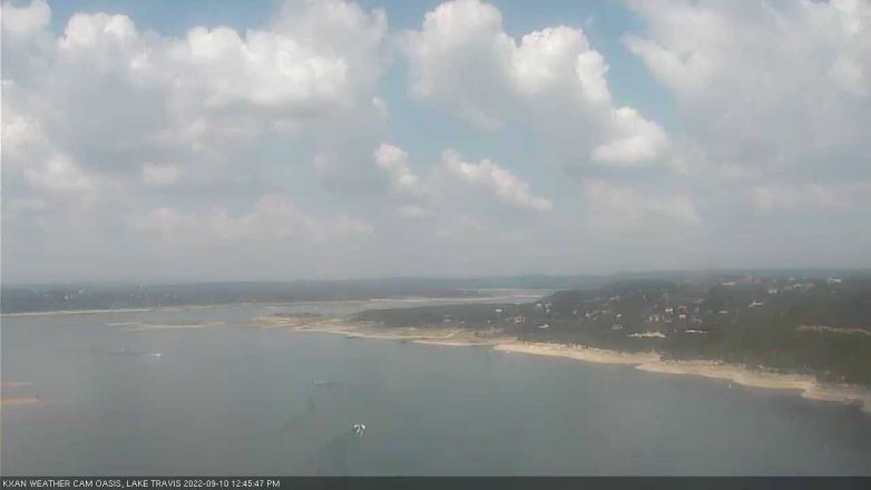 Lake Travis webcam, September 10, 2022 12:45 PM CT