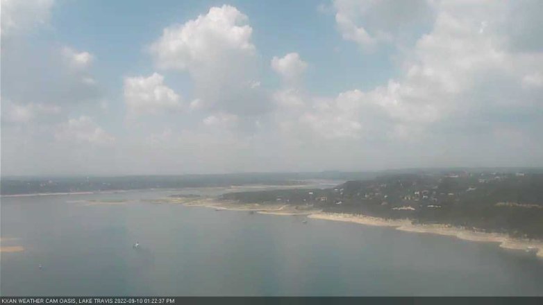 Lake Travis webcam, September 10, 2022 1:25 PM CT
