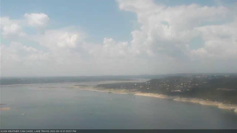 Lake Travis webcam, September 10, 2022 2:00 PM CT