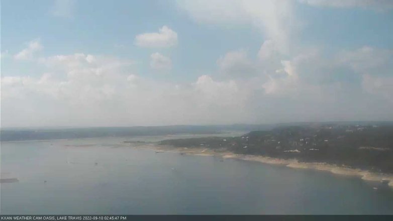Lake Travis webcam, September 10, 2022 2:45 PM CT