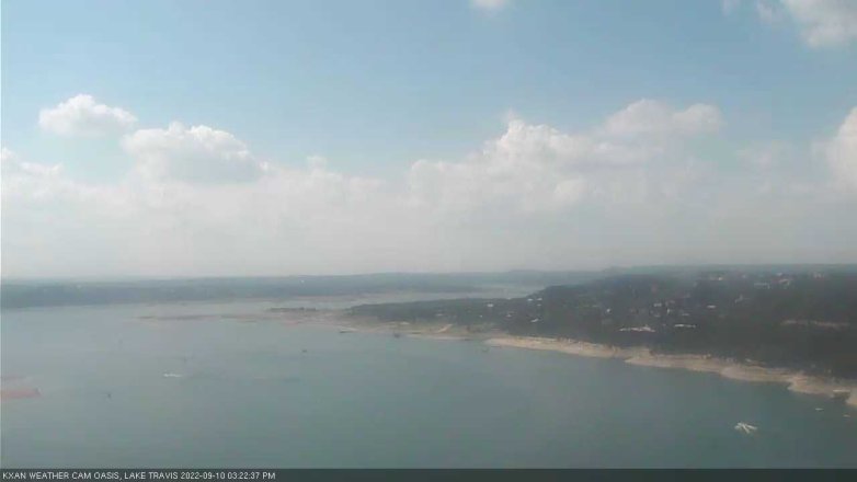 Lake Travis webcam, September 10, 2022 3:25 PM CT
