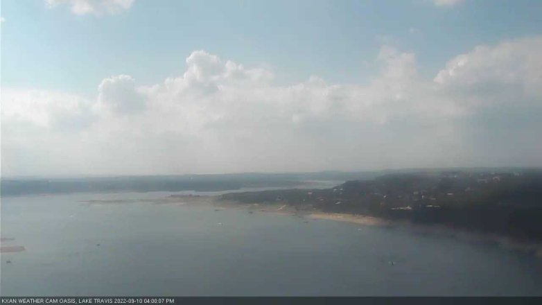 Lake Travis webcam, September 10, 2022 4:00 PM CT