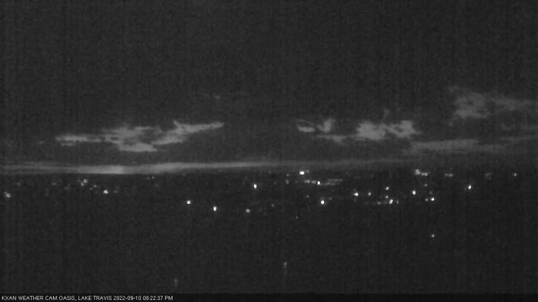 Lake Travis webcam, September 10, 2022 8:25 PM CT