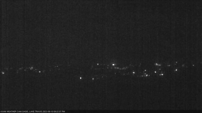 Lake Travis webcam, September 10, 2022 9:25 PM CT