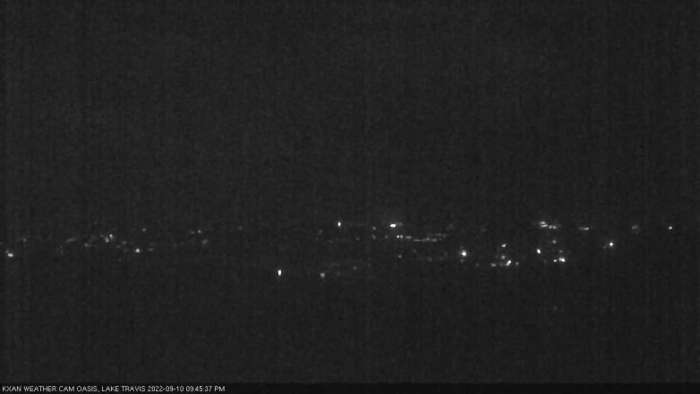 Lake Travis webcam, September 10, 2022 9:45 PM CT