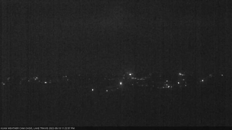 Lake Travis webcam, September 10, 2022 11:25 PM CT