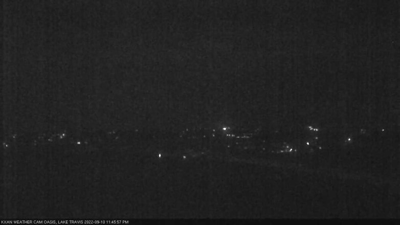Lake Travis webcam, September 10, 2022 11:45 PM CT