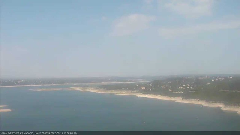 Lake Travis webcam, September 11, 2022 11:00 AM CT