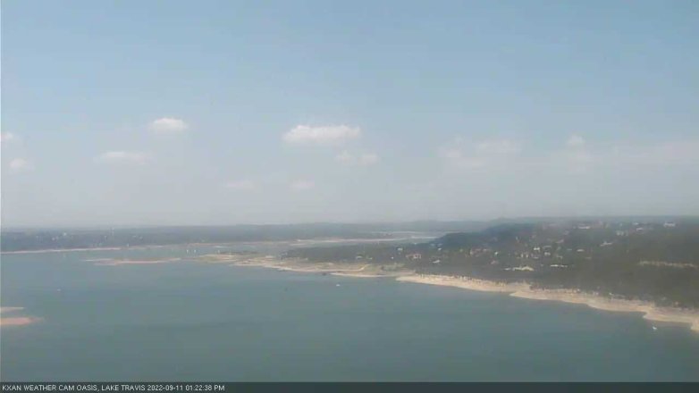 Lake Travis webcam, September 11, 2022 1:25 PM CT