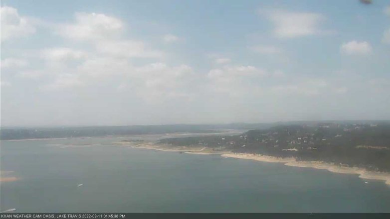 Lake Travis webcam, September 11, 2022 1:45 PM CT