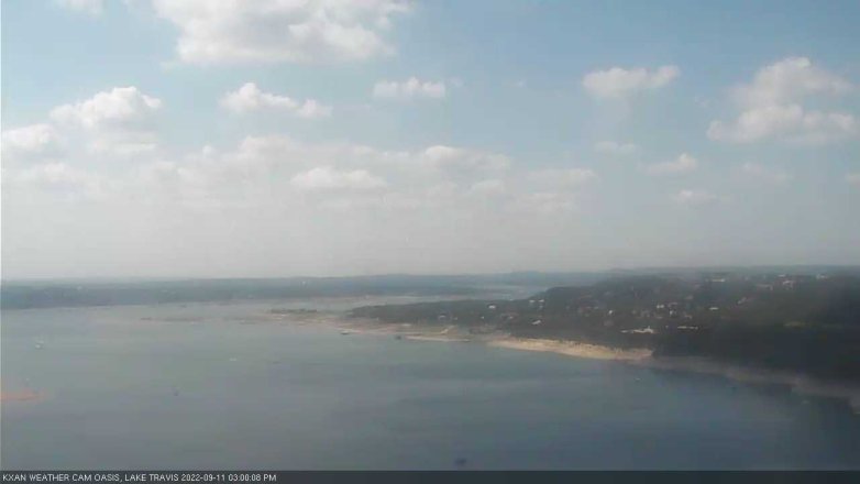 Lake Travis webcam, September 11, 2022 3:00 PM CT