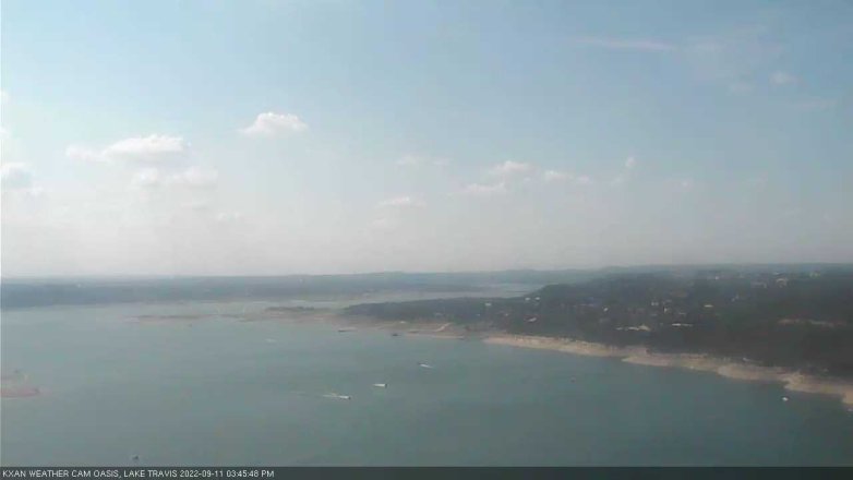 Lake Travis webcam, September 11, 2022 3:45 PM CT