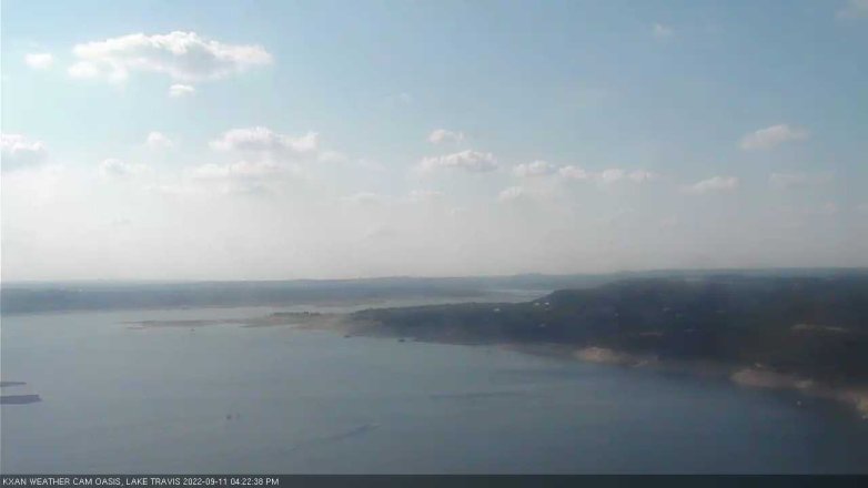 Lake Travis webcam, September 11, 2022 4:25 PM CT