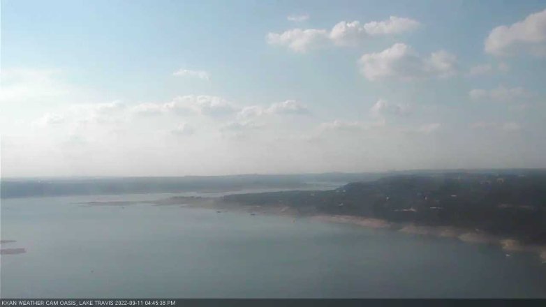 Lake Travis webcam, September 11, 2022 4:45 PM CT
