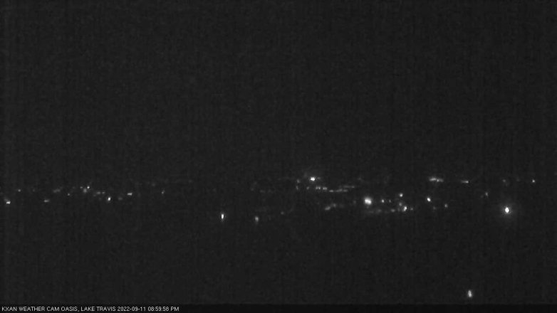 Lake Travis webcam, September 11, 2022 9:00 PM CT