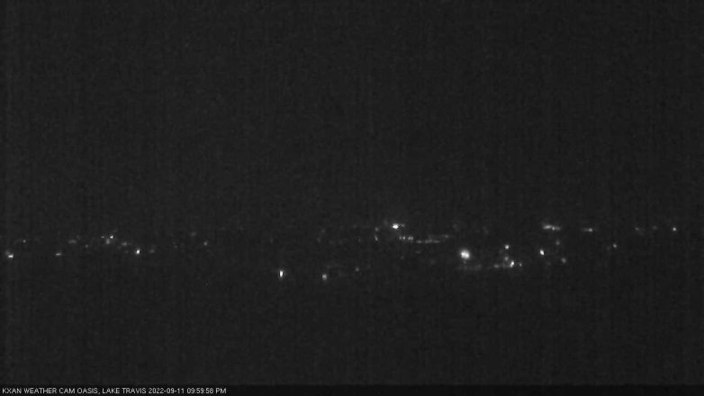 Lake Travis webcam, September 11, 2022 10:00 PM CT