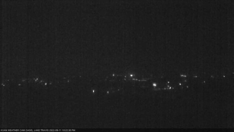 Lake Travis webcam, September 11, 2022 10:25 PM CT
