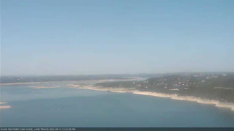 Lake Travis webcam, September 12, 2022 12:25 PM CT