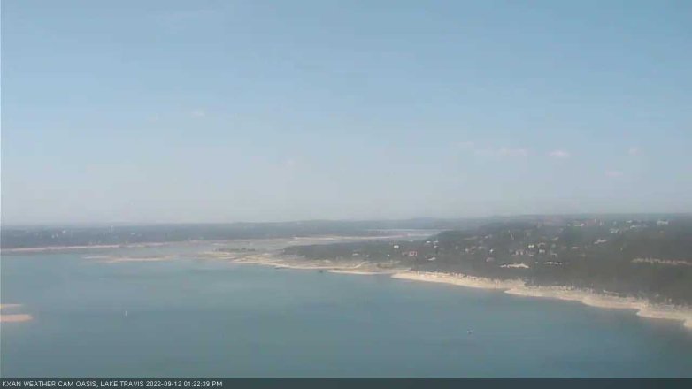 Lake Travis webcam, September 12, 2022 1:25 PM CT