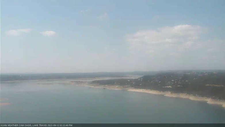 Lake Travis webcam, September 12, 2022 2:25 PM CT