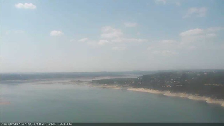 Lake Travis webcam, September 12, 2022 2:45 PM CT