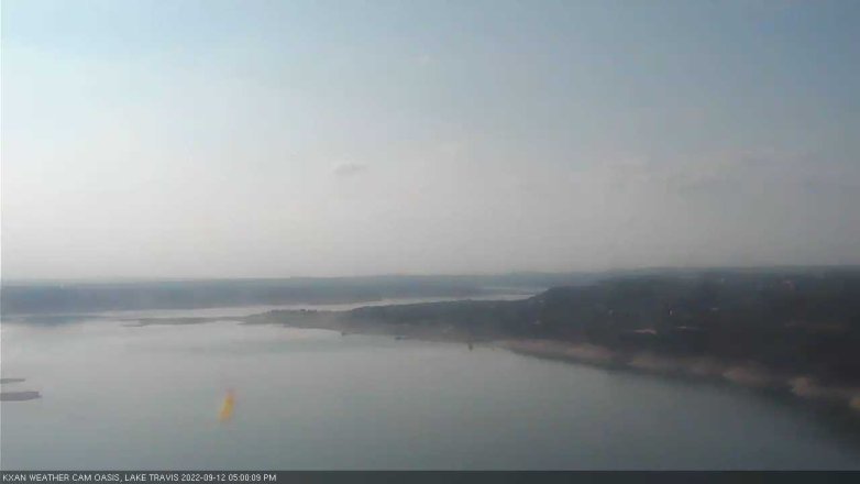 Lake Travis webcam, September 12, 2022 5:00 PM CT