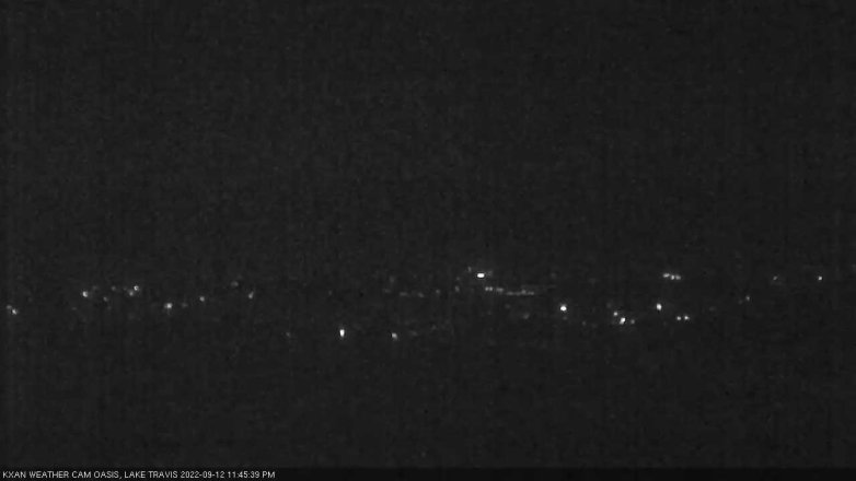 Lake Travis webcam, September 12, 2022 11:45 PM CT