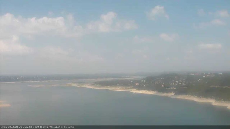 Lake Travis webcam, September 13, 2022 12:00 PM CT