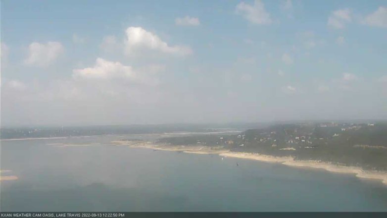 Lake Travis webcam, September 13, 2022 12:25 PM CT