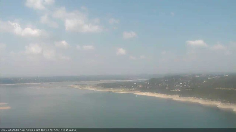 Lake Travis webcam, September 13, 2022 12:45 PM CT