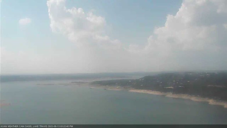 Lake Travis webcam, September 13, 2022 3:25 PM CT