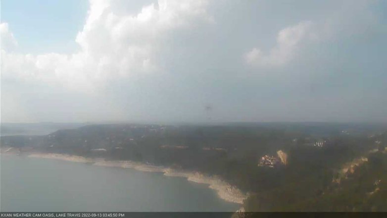 Lake Travis webcam, September 13, 2022 3:45 PM CT