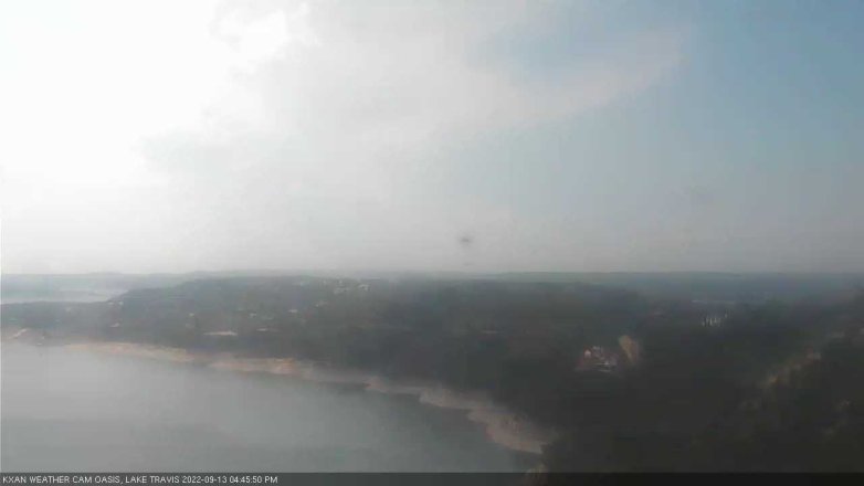 Lake Travis webcam, September 13, 2022 4:45 PM CT