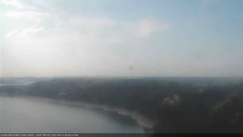 Lake Travis webcam, September 13, 2022 5:00 PM CT