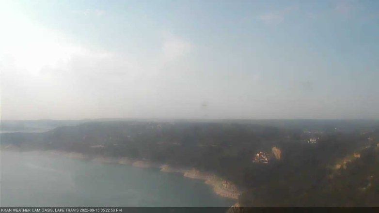 Lake Travis webcam, September 13, 2022 5:25 PM CT