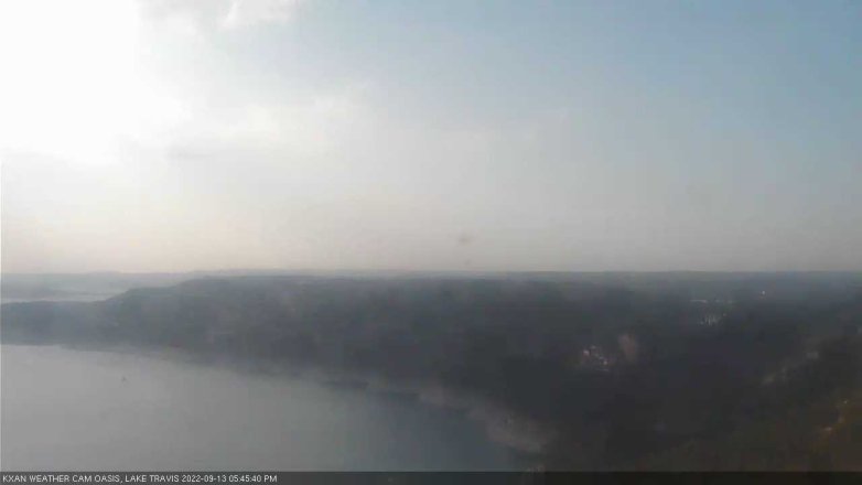Lake Travis webcam, September 13, 2022 5:45 PM CT