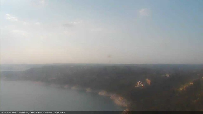 Lake Travis webcam, September 13, 2022 6:00 PM CT