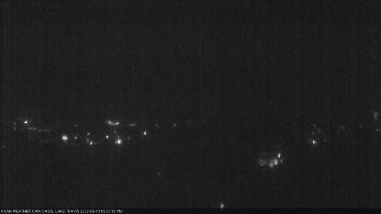 Lake Travis webcam, September 13, 2022 9:00 PM CT