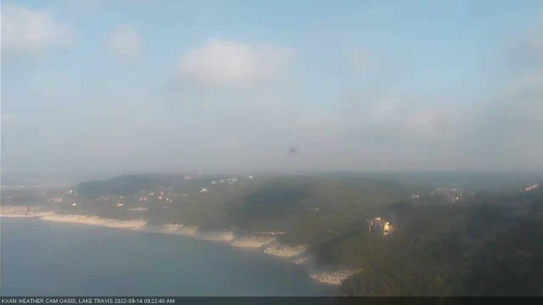 Lake Travis webcam, September 14, 2022 9:25 AM CT