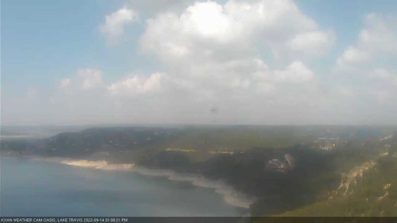 Lake Travis webcam, September 14, 2022 1:00 PM CT