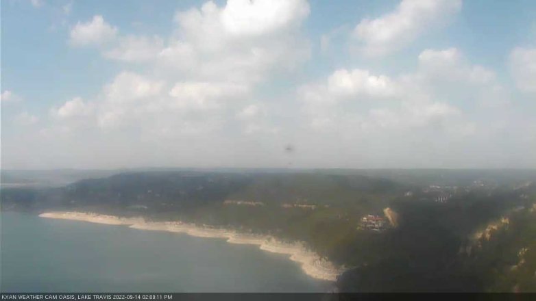 Lake Travis webcam, September 14, 2022 2:00 PM CT