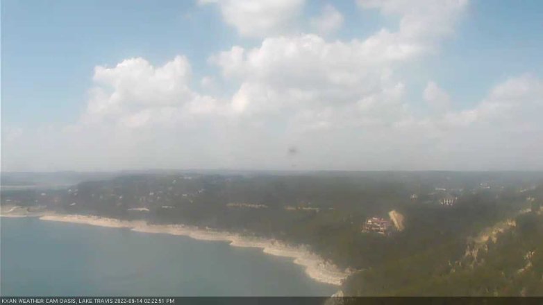 Lake Travis webcam, September 14, 2022 2:25 PM CT