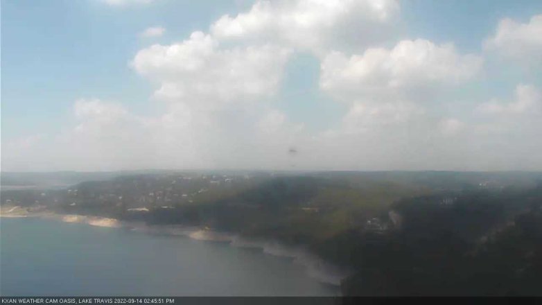 Lake Travis webcam, September 14, 2022 2:45 PM CT
