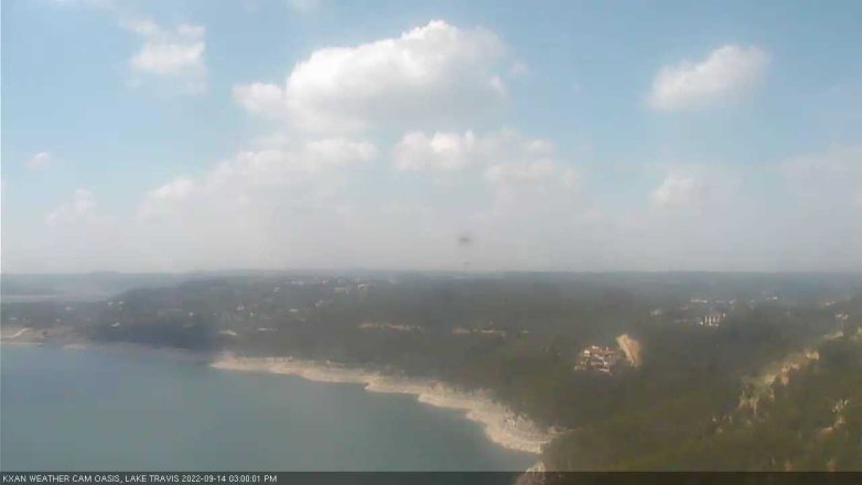 Lake Travis webcam, September 14, 2022 3:00 PM CT
