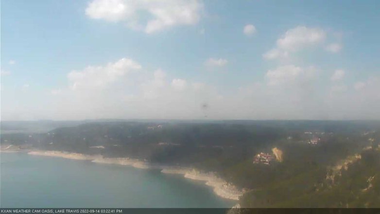 Lake Travis webcam, September 14, 2022 3:25 PM CT