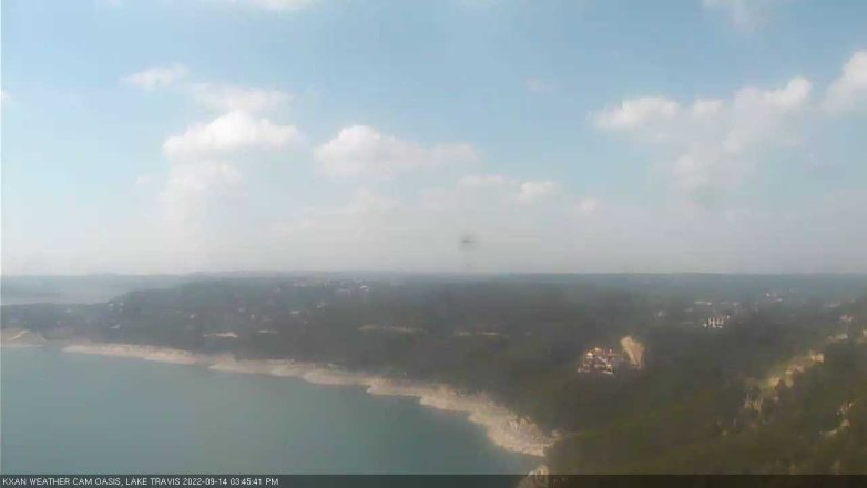 Lake Travis webcam, September 14, 2022 3:45 PM CT