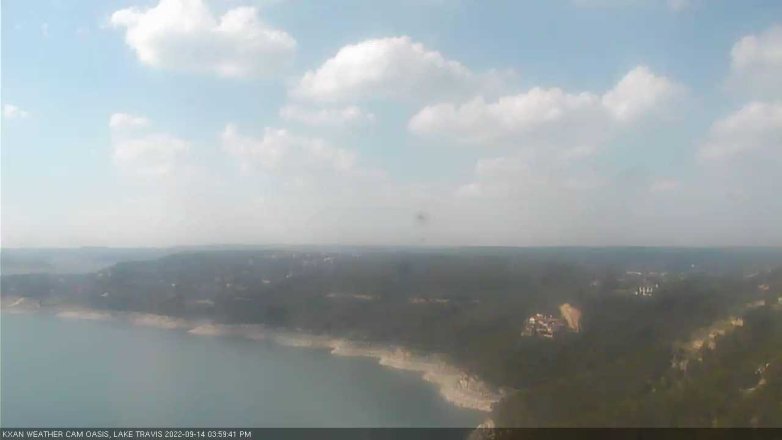 Lake Travis webcam, September 14, 2022 4:00 PM CT