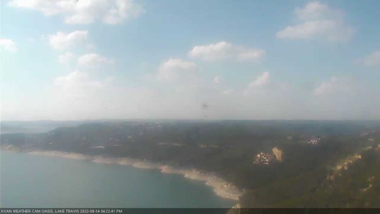 Lake Travis webcam, September 14, 2022 4:25 PM CT
